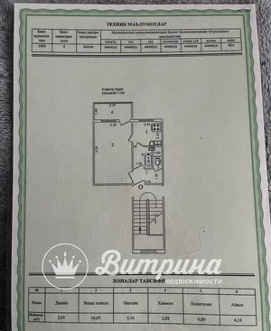 Фото 5 1-комн. квартира в Чиланзарском районе