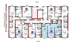 Фото 2 2-комн. квартира в ЖК NRG Yangi Baxt